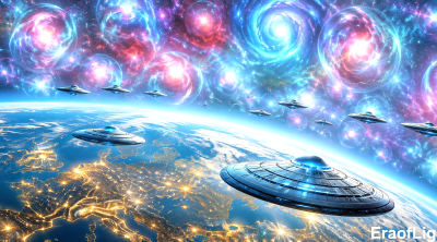 Presence of ETs and Higher Dimensional Beings
